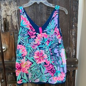 Lilly Pulitzer florin reverse tank slathouse, XS